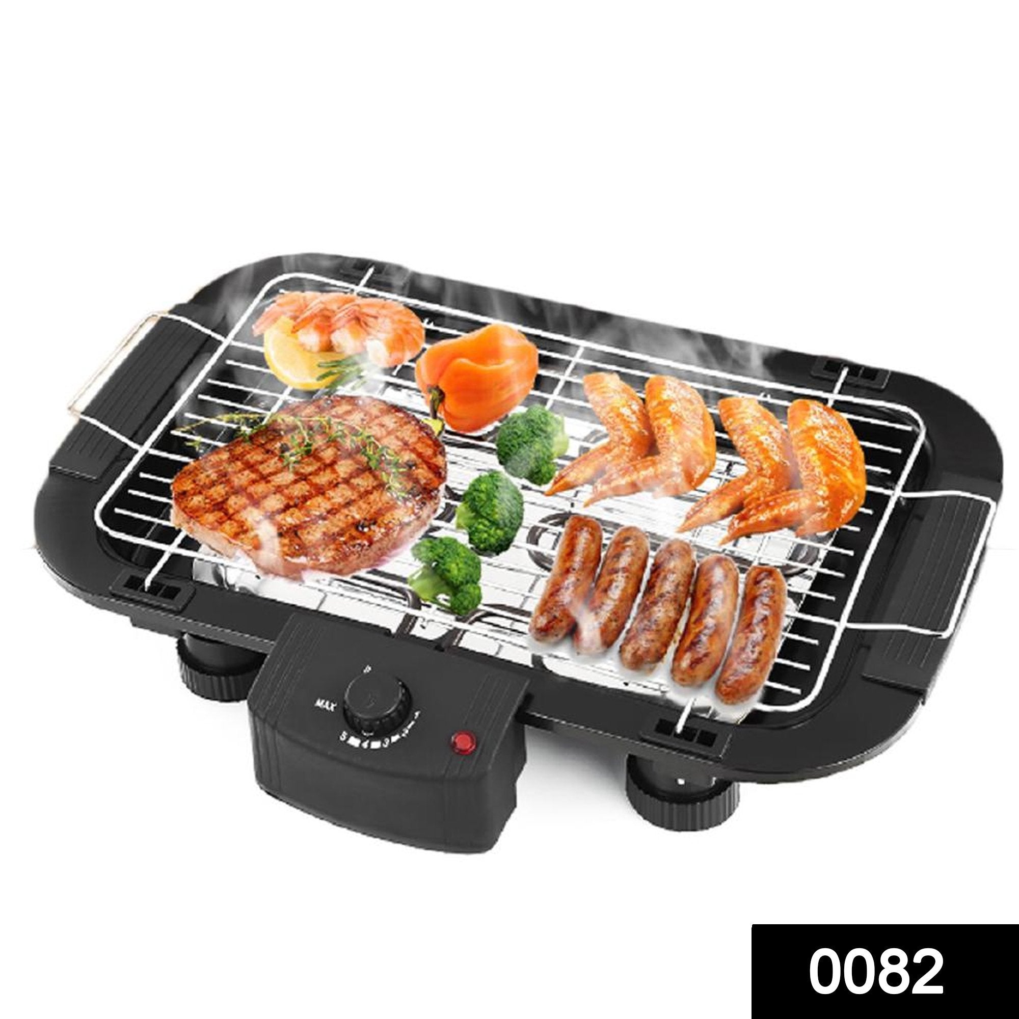 0082 Smokeless Electric Indoor Barbecue Grill, 2000w - SkyShopy 0082 Smokeless Electric Indoor Barbecue Grill, 2000w - SkyShopy